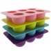 Freshware 6 Cavity Round Silicone Mold Pan FRWR1100